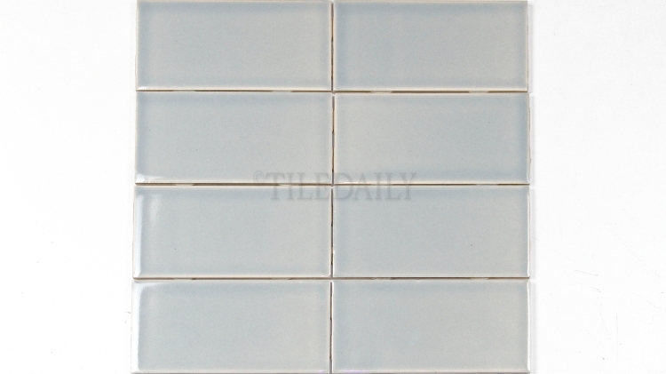 P0034IB - 3x6 Ceramic Subway Tile, Ice Blue